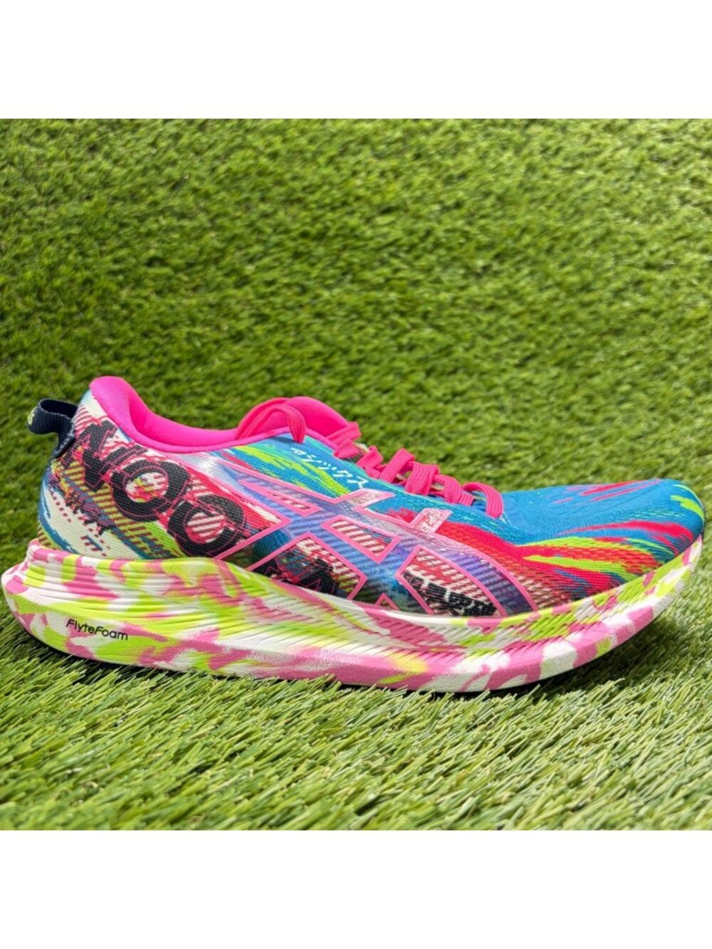 Asics Noosa Tri 13 Womens Size 8.5 Blue Pink Athletic Running Shoes Sneakers